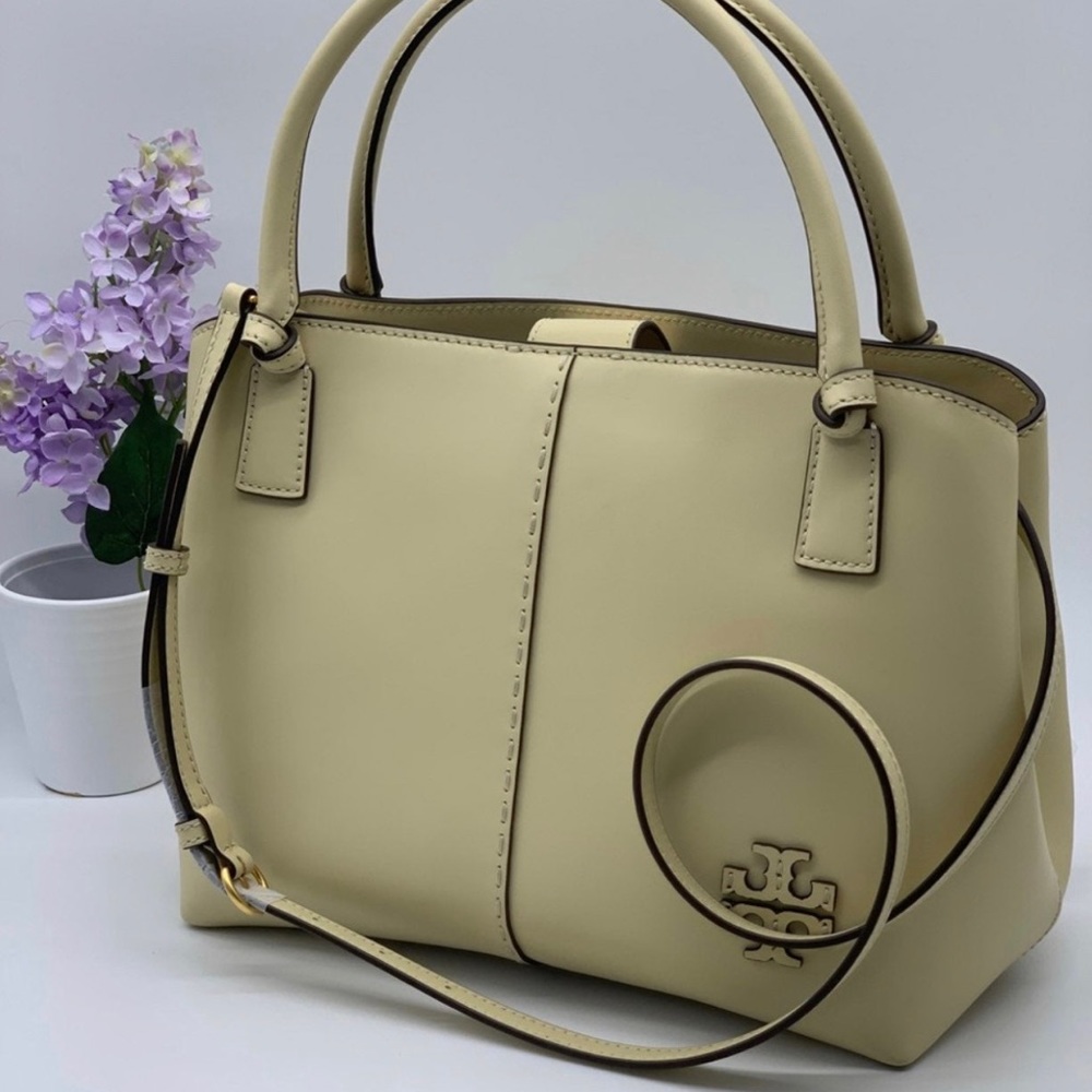 Tory Burch MCGRAW SMOOTH SATCHEL - Picture 11 of 13